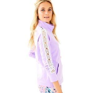 Lilly Pulitzer Skipper Solid Popover Verbena
